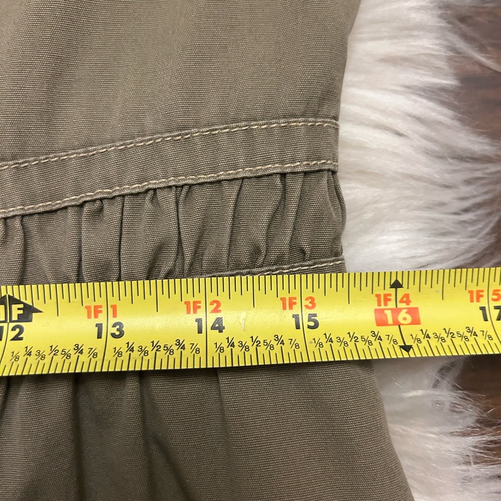ANTHROPOLOGIE TULLE Olive Green Utility Hooded Jacket - Picture 14 of 14